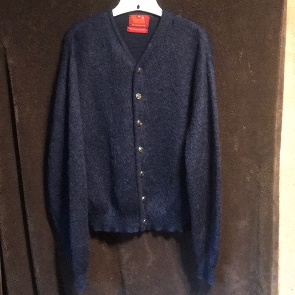 vintage mohair cardigan mens